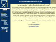 Tablet Screenshot of foodcontactmaterials.com